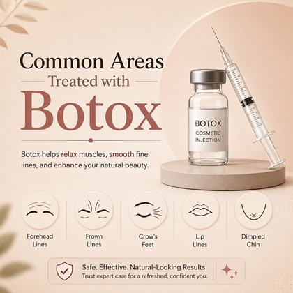 Common Areas Treated with Botox