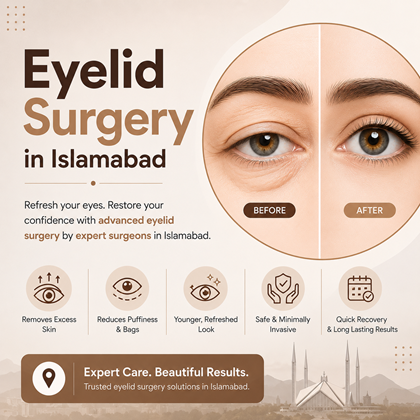 Eyelid surgery in Islamabad