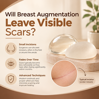 Will Breast Augmentation Leave Visible Scars