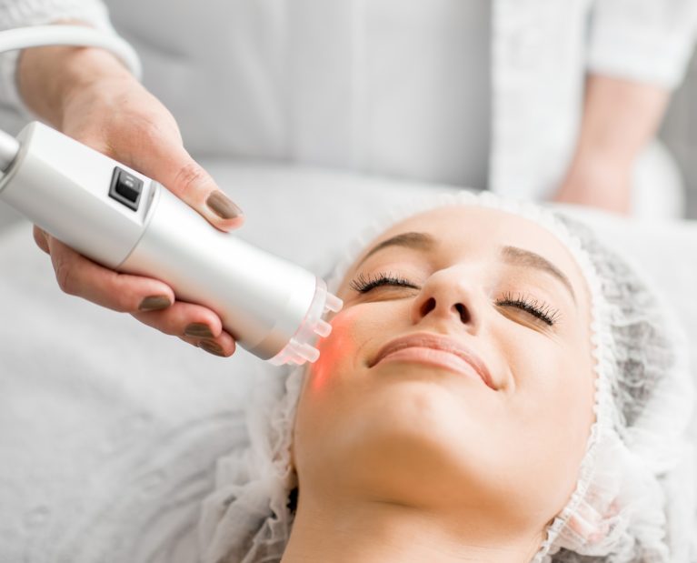 Skin and laser
